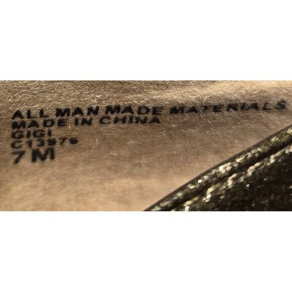 Mia Womens Metallic Bronze 'Gigi' Vegan Leather Mary Jane Heel Pump Size 7M - Picture 7 of 8